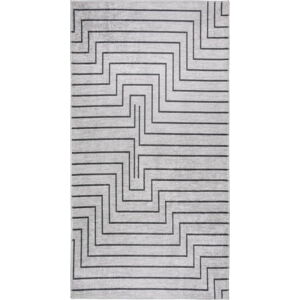 Světle šedý pratelný koberec 50x80 cm – Vitaus