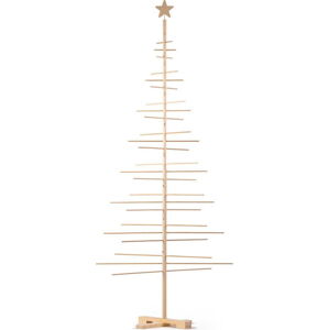 Dřevěný vánoční stromek Nature Home, výška 240 cm