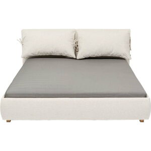 Béžová čalouněná dvoulůžková postel 160x200 cm Szenario – Kare Design