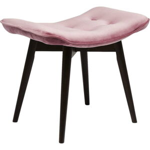 Růžová stolička Kare Design Vicky Velvet
