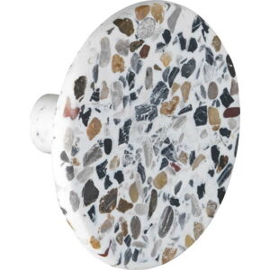 Nástěnný háček s dekorem terrazzo Wenko Melle, ⌀ 8 cm