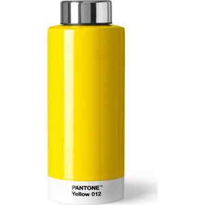 Žlutá láhev z nerezové oceli Pantone, 630 ml