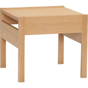 Odkládací stolek s deskou v dubovém dekoru 50x50 cm Forma – Hübsch
