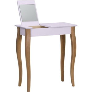 Růžový toaletní stolek se zrcadlem Ragaba Dressing Table, délka 65 cm