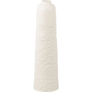 Bílá keramická váza PT LIVING Carve, výška 27,5 cm