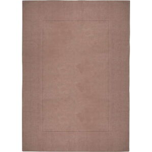 Růžový vlněný koberec Flair Rugs Siena, 160 x 230 cm