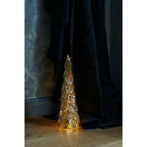 Světelná LED dekorace Sirius Kirstine Gold, výška 43 cm