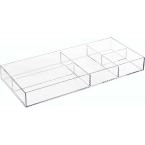 Průhledný organizér iDesign Clarity, 40,6 x 17,8 cm