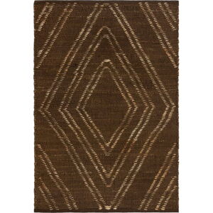 Hnědý jutový koberec Flair Rugs Trey, 160 x 230 cm
