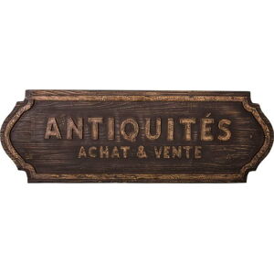 Nástěnná dřevěná cedule Antic Line Antiquités