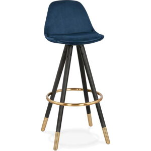 Tmavě modrá barová židle Kokoon Carry, výška sedáku 75 cm
