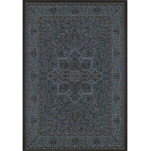 Černo-šedý venkovní koberec NORTHRUGS Anjara, 140 x 200 cm