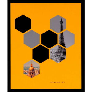 Obraz sømcasa Hexag, 25 x 30 cm