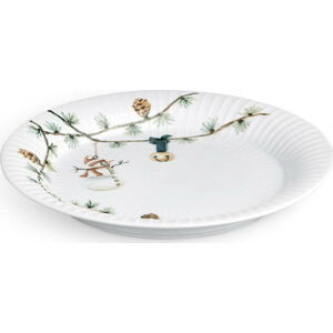 Porcelánový vánoční talíř Kähler Design Hammershoi Christmas Plate, ⌀ 22 cm