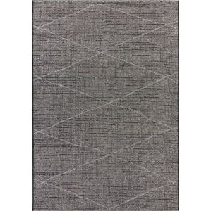 Antracitově šedý koberec vhodný do exteriéru Elle Decor Curious Blois,115 x 170 cm
