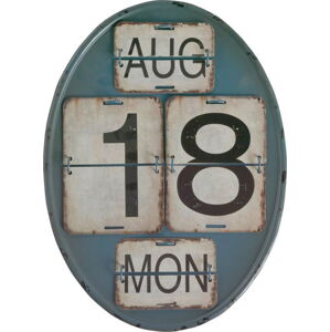 Modrý nástěnný kalendář Geese Time