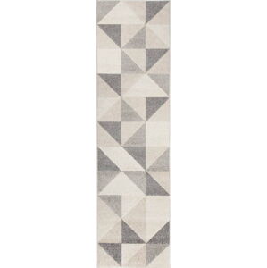 Šedo-béžový koberec Flair Rugs Urban Triangle, 60 x 220 cm