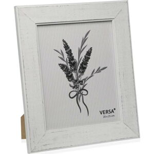 Dřevěný rámeček na fotografii Versa Madera Blanco, 20 x 25 cm