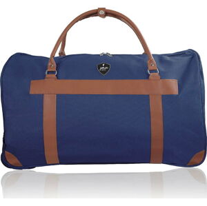 Modrá cestovní taška na kolečkách GENTLEMAN FARMER Oslo, 93 l