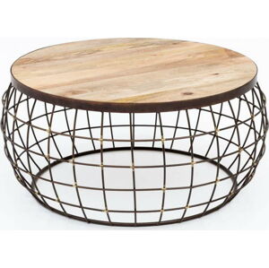 Konferenční stolek s železnou konstrukcí WOOX LIVING Nest, ⌀ 74 cm