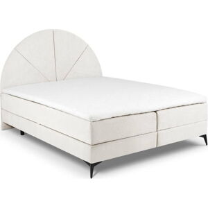 Béžová boxspring postel s úložným prostorem 180x200 cm Sunset – Cosmopolitan Design