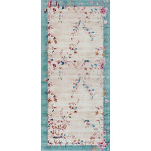 Světle modro-krémový koberec běhoun 80x200 cm Amira – Hanse Home