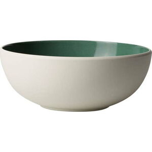 Bílo-zelená porcelánová miska Villeroy & Boch Uni, 850 ml