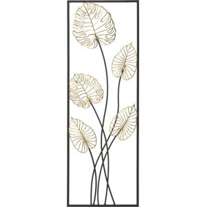 Kovová závěsná dekorace se vzorem listů Mauro Ferretti Luxy -A-, 31 x 90 cm