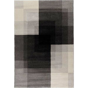 Šedo-černý koberec Flair Rugs Plaza, 120 x 170 cm