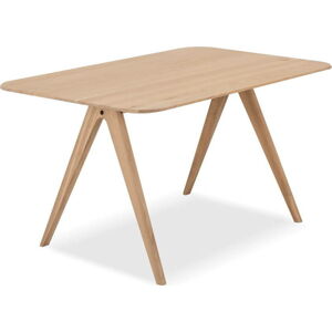 Jídelní stůl z dubového dřeva Gazzda Ava, 140 x 90 cm