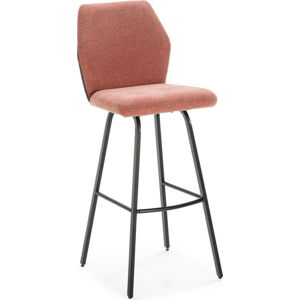 Barové židle v lososové barvě v sadě 2 ks 75 cm Pol – Marckeric