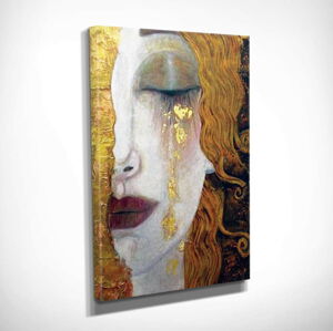 Nástěnná reprodukce na plátně Gustav Klimt Golden Tears, 30 x 40 cm