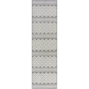 Šedý pratelný koberec běhoun 60x218 cm VERVE Jhansi – Flair Rugs