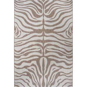 Hnědo-béžový venkovní koberec Ragami Safari, 200 x 290 cm