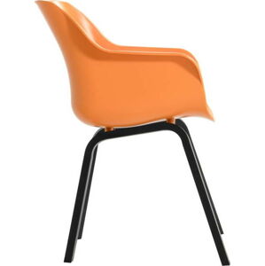 Oranžové plastové zahradní židle v sadě 2 ks Sophie Element – Hartman