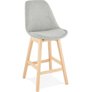 Šedá barová židle Kokoon QOOP Mini, výška sedu 65 cm