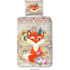 Dětské bavlněné povlečení Good Morning Foxy, 140 x 200 cm