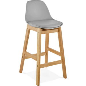 Šedá barová židle Kokoon Elody, výška 86,5 cm