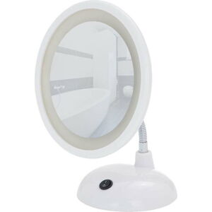 Bílé kosmetické zrcadlo s LED světlem Wenko Style