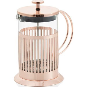 French press na čaj a kávu Brandani Rose Gold, 600 ml