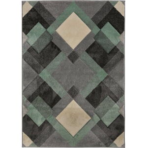 Šedo-zelený koberec Flair Rugs Nimbus, 120 x 170 cm