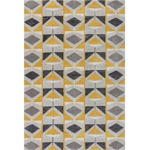 Šedo-žlutý koberec Flair Rugs Kodiac, 120 x 170 cm