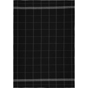 Černá kuchyňská utěrka z bavlny Södahl Geometric, 50 x 70 cm