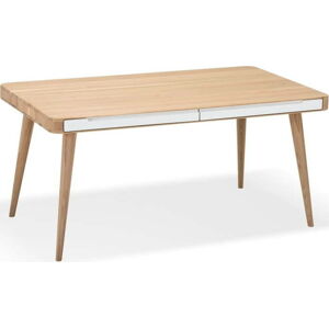 Jídelní stůl z dubového dřeva Gazzda Ena Two, 160 x 90 cm