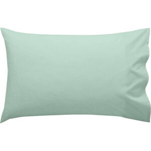 Světle zelený bavlněný povlak na polštář Happy Friday Basic, 40 x 60 cm