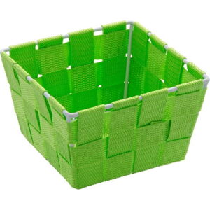 Zelený úložný košík Wenko Adria, 14 x 14 cm