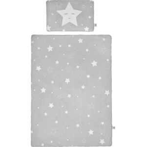 Set dětské bavlněné přikrývky s polštářem BELLAMY Shining Star, 100 x 135 cm