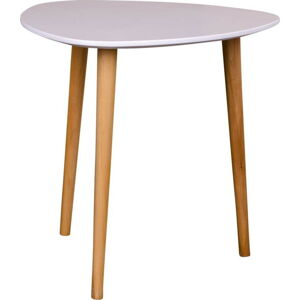 Bílý odkládací stolek House Nordic Genova, výška 47,5 cm