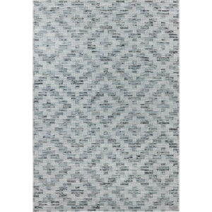 Modro-šedý koberec vhodný do exteriéru Elle Decor Curious Creil, 77 x 150 cm