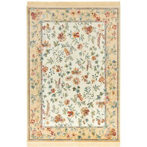 Béžový koberec z viskózy 135x195 cm Oriental – Nouristan